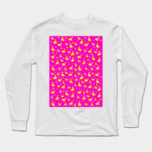 RUBBER Ducky Pink Long Sleeve T-Shirt